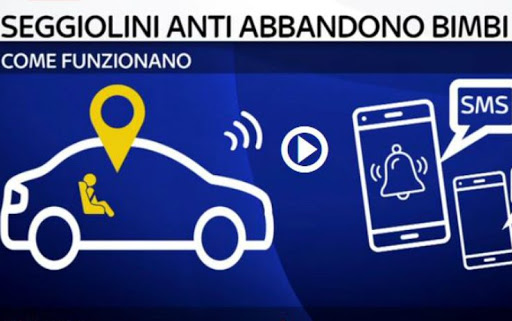 Obbligatoria installazione dispositivi per prevenire abbandono bambini